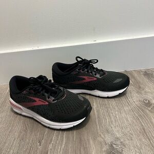 Brooks Black and Pink Athletic Shoes